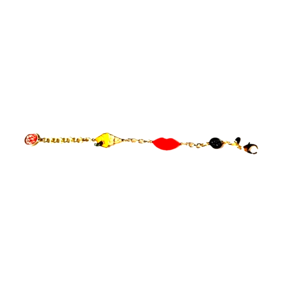 Braccialini Lips And Ice Cream Bracelet